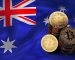 stack-of-bitcoin-coins-on-australian-flag